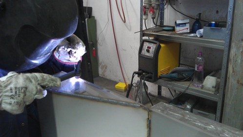 The welding process